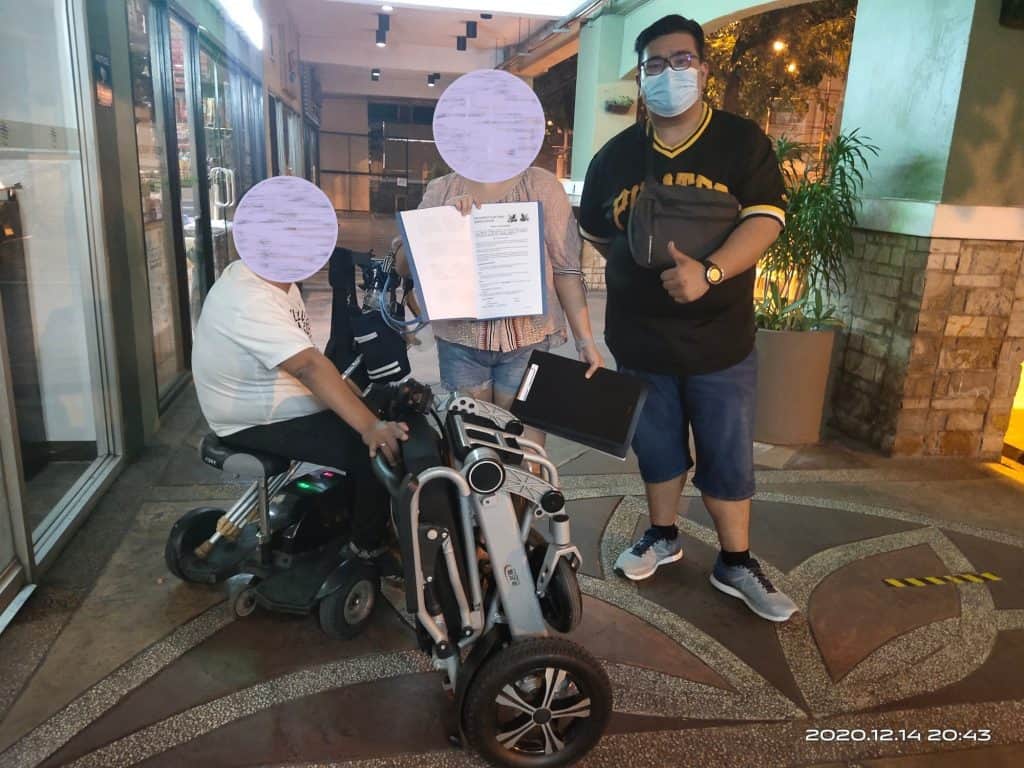 wheelchair client mandaluyong
