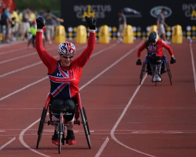 athletes on sports wheelchair